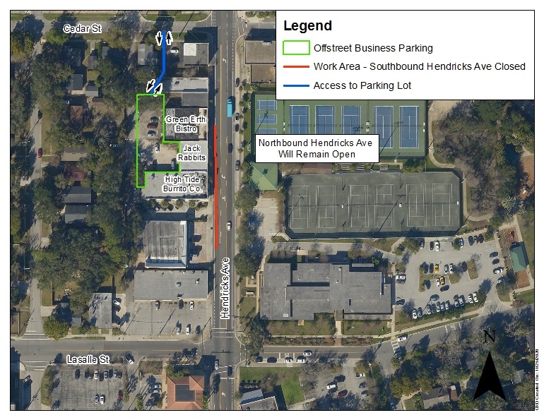 Hendricks Avenue SIP - Parking Map