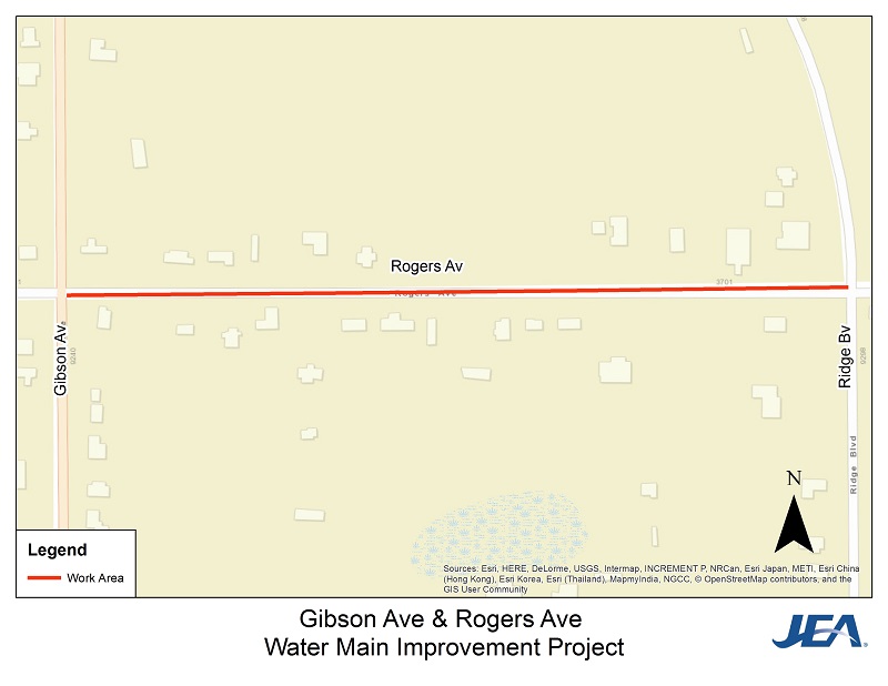 Project Map for Gibson and Rodgers WMI Project