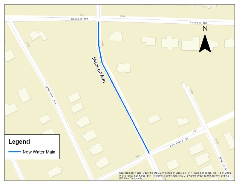 Madison Avenue Water Main Installation Project