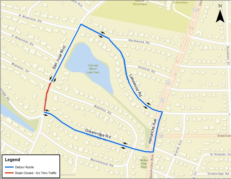 Mapleton Road MH Repair Map