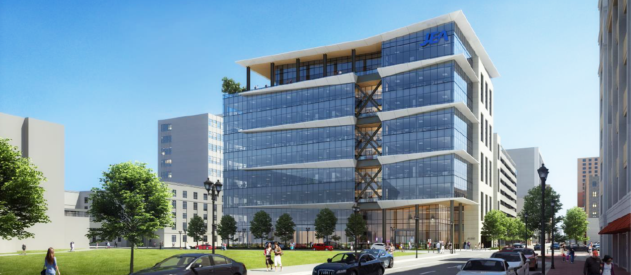 Conceptual rendering of new JEA Headquarters